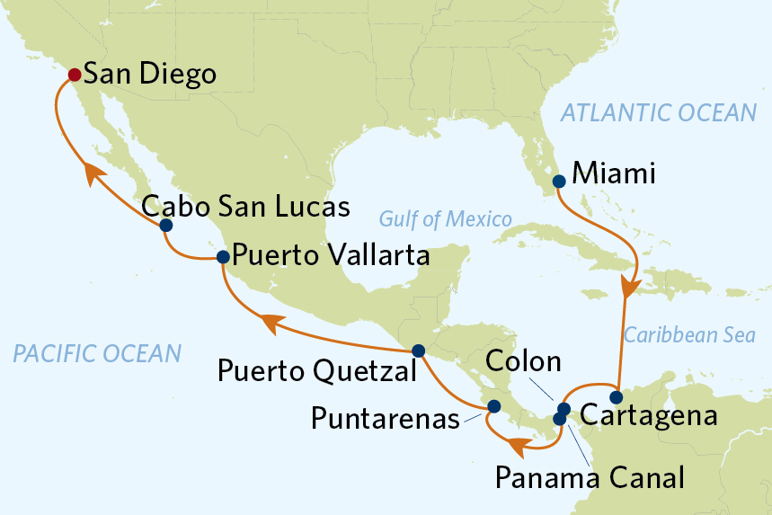 CEL 15 Nt Panama Canal Cruise only