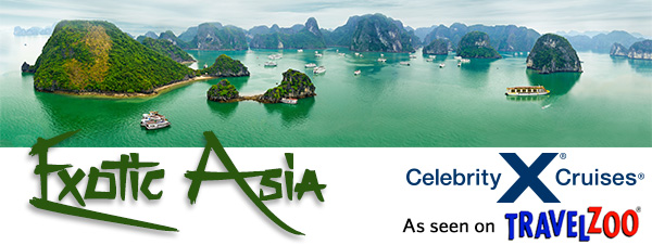 Celebrity Asia Sailings and Exclusive Offers from Online Vacation Center as seen on TravelZoo!