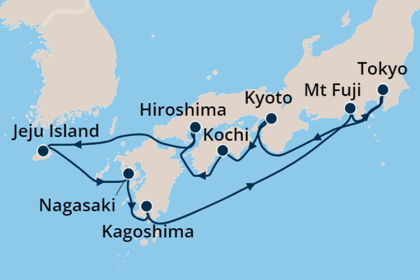 Trip Details | 12 Nights Tokyo (Yokohama) to Tokyo (Yokohama) Japan